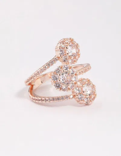 Lovisa Rose Gold Round Triple Tier Ring