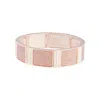 Lovisa Rose Gold Stretch Glitter Square Bangle In Gold