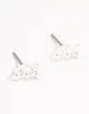 Lovisa Silver 444 Stud Earrings In Silver