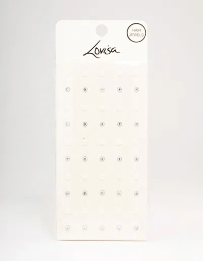 Lovisa Silver Bling Face Jewels Pack In Multi