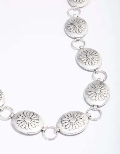 Lovisa Silver Boho Flower Open Circle Belt