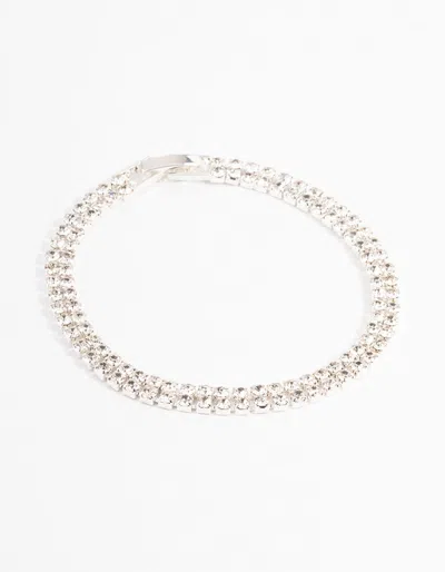 Lovisa Silver Classic Cupchain Tennis Bracelet