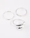Lovisa Silver Classic Wrap Ring Pack In Silver
