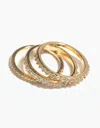 Lovisa Silver Cubic Zirconia Fine Ring Stack In Gold