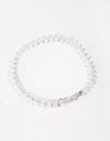 Lovisa Silver Cubic Zirconia Navette Tennis Bracelet In Silver