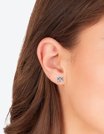 Lovisa Silver Diamante Square Stud Earrings