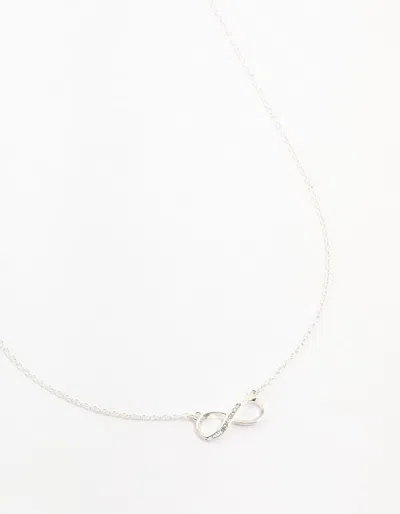 Lovisa Silver Encased Diamante Infinity Necklace
