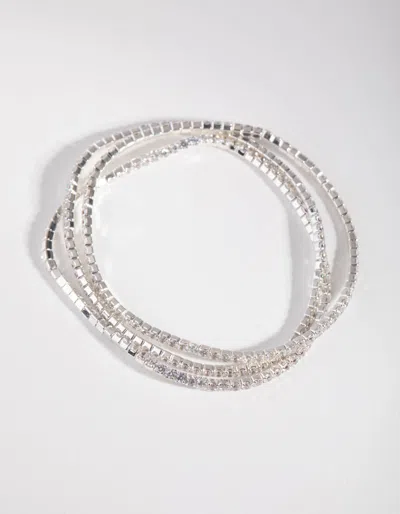 Lovisa Silver Fine Cupchain Pack Bracelets