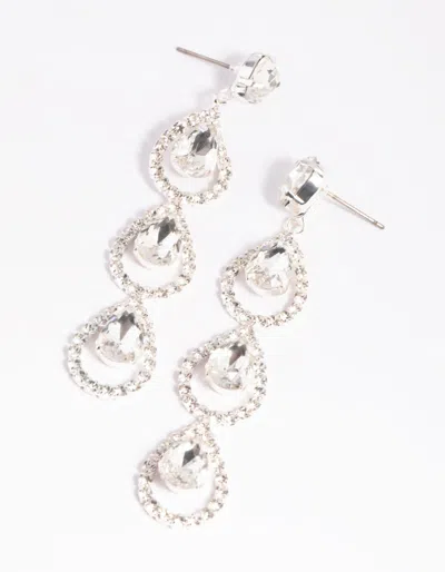 Lovisa Silver Halo Drop Earrings