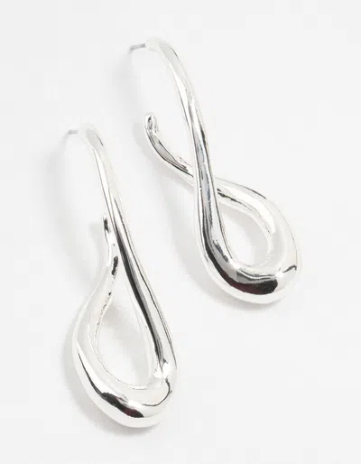 Lovisa Silver Infinity Hoop Earrings