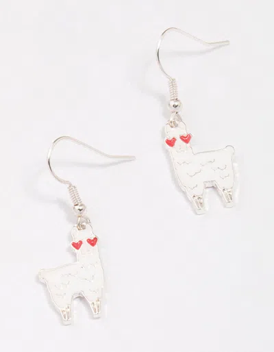 Lovisa Silver Llama Drop Earrings In Multi