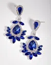 Lovisa Silver Pear Stone Drop Earrings In Silver