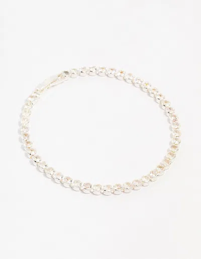 Lovisa Silver Plated Single Classic Tennis Bracelet