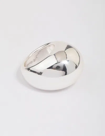 Lovisa Silver Plated Smooth Round Dome Ring