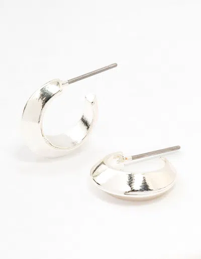 Lovisa Silver Pointed Huggie Earrings