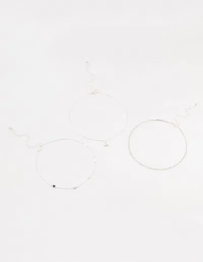 Lovisa Silver Star Cupchain Chokers 3-pack