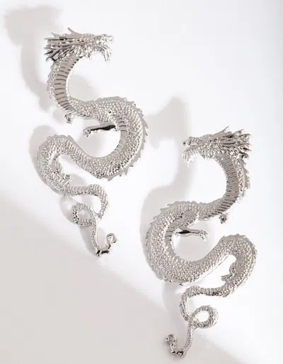 Lovisa Silver Statement Dragon Earrings