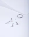 Lovisa Silver Surgical Steel Mixed Nose Piercing 6-pack In Silver