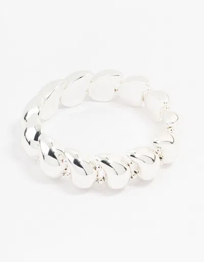 Lovisa Silver Teardrop Stretch Bracelet