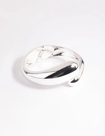 Lovisa Silver Twisted Hinge Cuff Bracelet