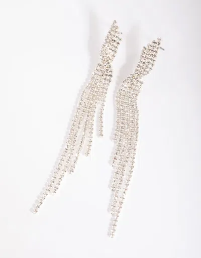 Lovisa Silver Twisted Strand Drop Earrings