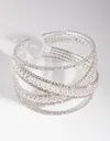 Lovisa Silver Zigzag Pearl Bracelet In Silver