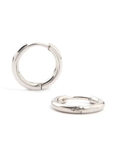 Lovisa Stainless Steel Core Clicker Earrings 14 Mm In Silver