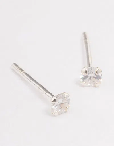 Lovisa Sterling Silver Baby Cubic Zirconia Stud Earrings