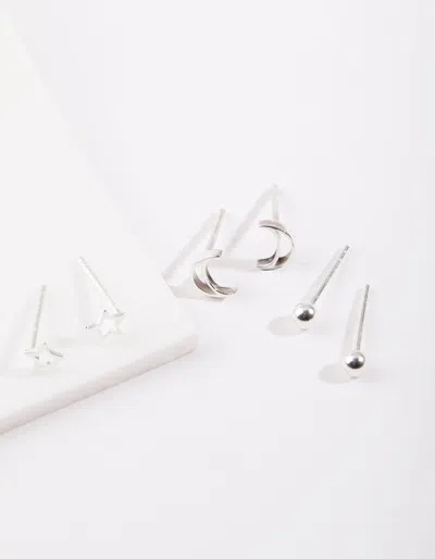 Lovisa Sterling Silver Celestial Earring 3 Pack