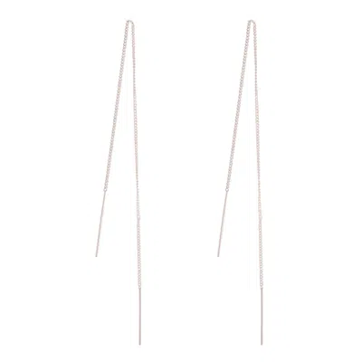 Lovisa Sterling Silver Classic Thread-through Earrings In Gold