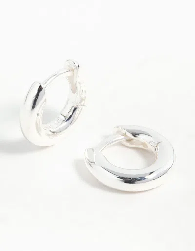 Lovisa Sterling Silver Mini Chubby Huggie Earrings
