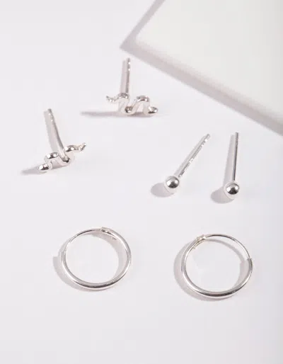 Lovisa Sterling Silver Snake Earring Pack
