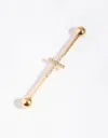 Lovisa Surgical Steel Cross Industrial Bar In Multi