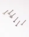 Lovisa Surgical Steel Mixed Daisy Nose Studs In Multi