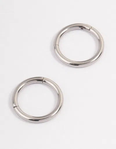 Lovisa Surgical Steel Sleeper Earrings 8mm In Multi