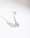 Lovisa Titanium Classic Diamante Belly Bar Hypoallergenic