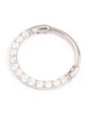 Lovisa Titanium Cubic Zirconia Clicker Ring 8mm Hypoallergenic