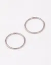 Lovisa Titanium Fine Sleeper Earrings In Silver