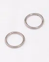 Lovisa Titanium Fine Sleeper Earrings In Silver