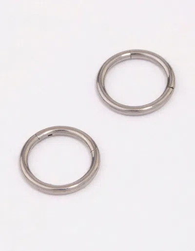 Lovisa Titanium Sleeper Earrings In Silver