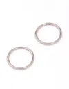 Lovisa Titanium Sleeper Earrings In Silver