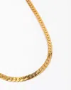 Lovisa Waterproof Gold Plated Stainless Steel Flat Curb Chain Necklace