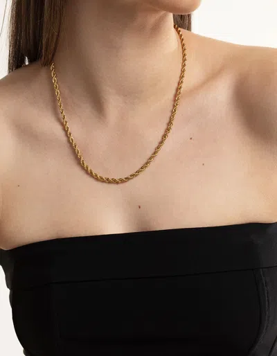 Lovisa Waterproof Premium Gold Plated Stainless Steel Thick Twist Chain Necklace