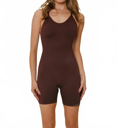 Lovyt Nudes Unitards In Bitter Chocolate In Brown
