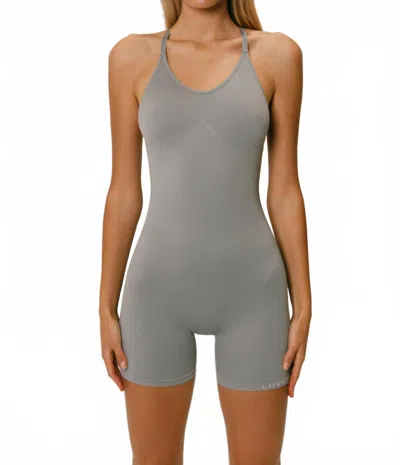 Lovyt Nudes Unitards In Wild Dove In Gray