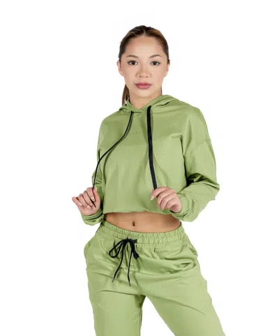 Lovyt Pull-on Hoodies In Epsom In Green