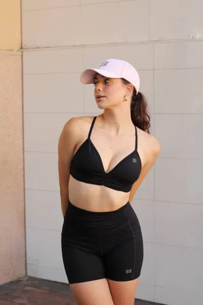 Lovyt Scrunchy Bra In Black