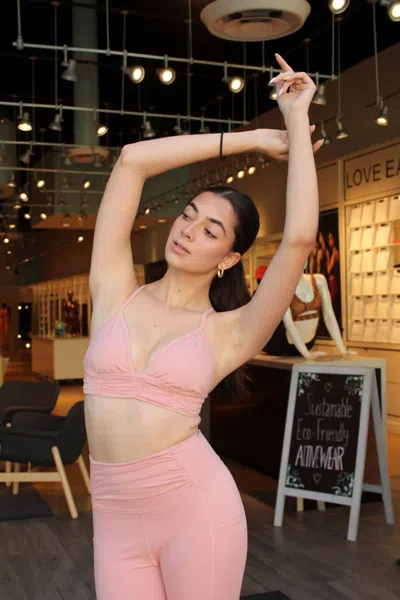 Lovyt Scrunchy Bra In Mesa Rose In Multi