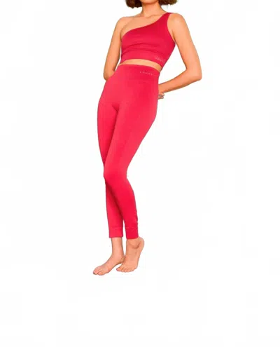 Lovyt Seamless Leggings In Magenta In Red