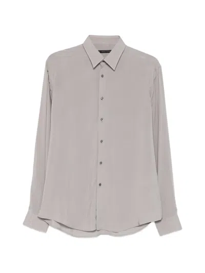 Low Brand 버튼 셔츠 In Gray